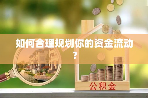 辽阳如何合理规划你的资金流动？