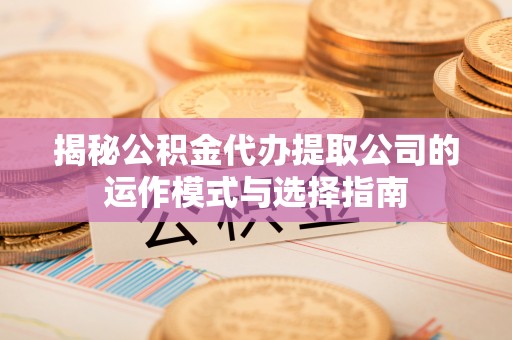 辽阳揭秘公积金代办提取公司的运作模式与选择指南