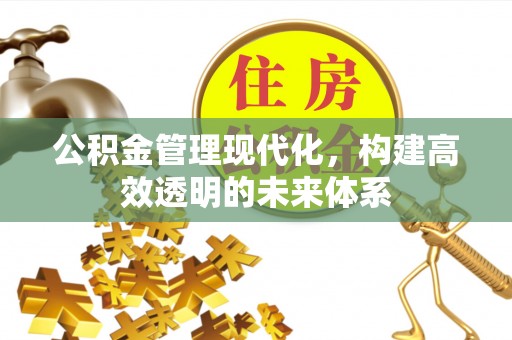 辽阳公积金管理现代化，构建高效透明的未来体系