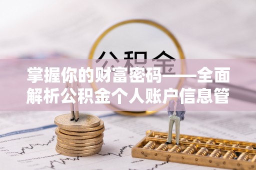 辽阳掌握你的财富密码——全面解析公积金个人账户信息管理与优化