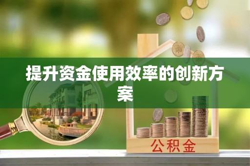 辽阳提升资金使用效率的创新方案