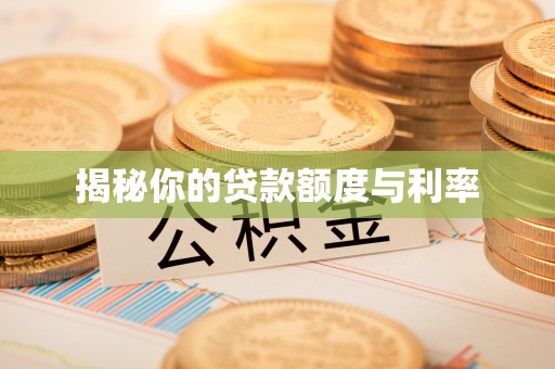 辽阳揭秘你的贷款额度与利率