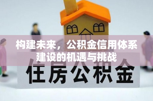 辽阳构建未来，公积金信用体系建设的机遇与挑战