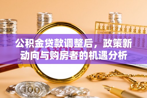 辽阳公积金贷款调整后，政策新动向与购房者的机遇分析